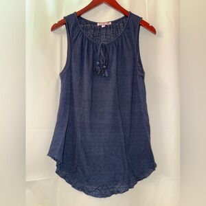 Calypso St. Barth Deep Blue Tank Top